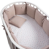 Защита для детской кроватки Soft Cotton Perina СК1/4-05.12 песочный 1